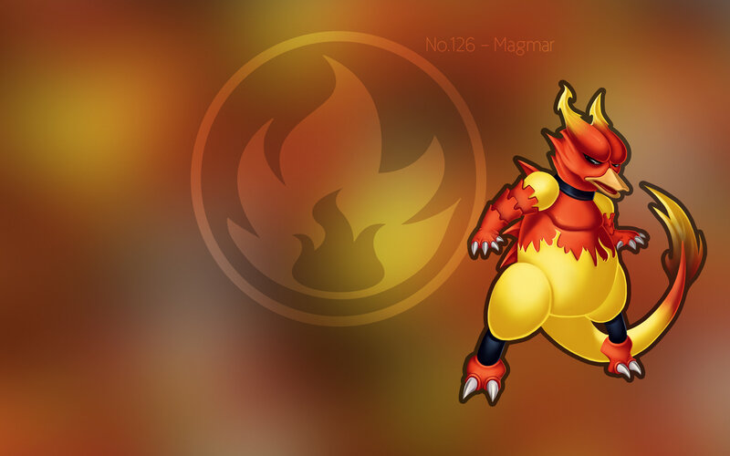 Magmar Pokemon Art