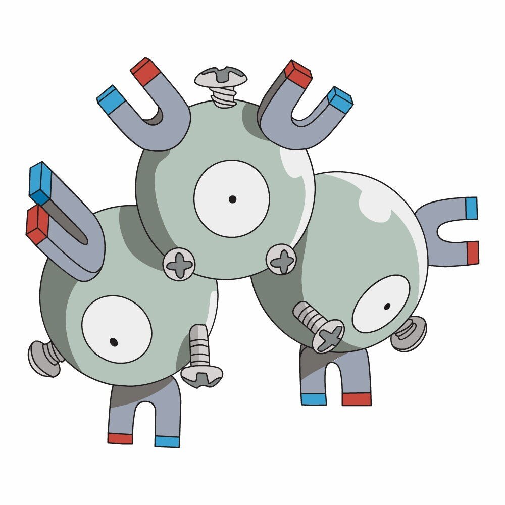Magnet Pokémon trio