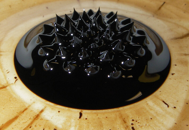 magnetic liquid spikes