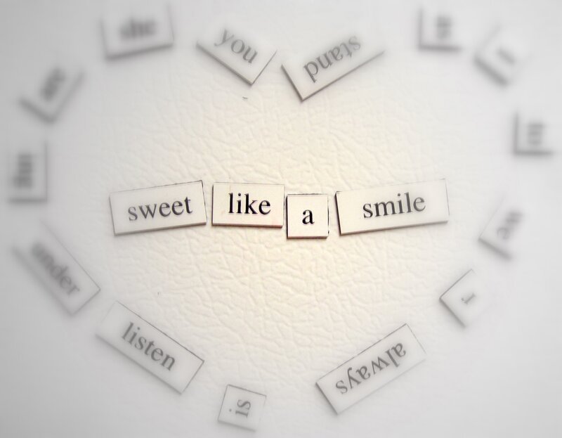 Magnetic Word Tiles