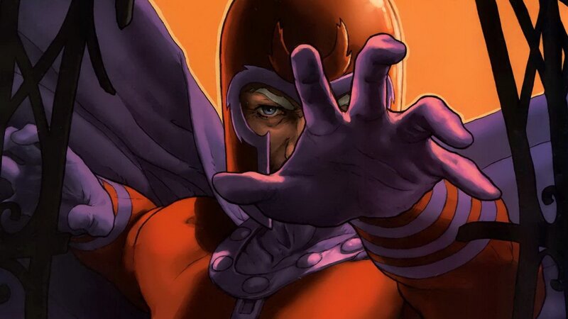 Magneto in a dramatic pose
