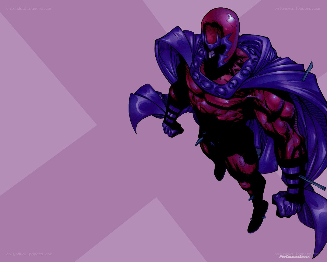 Magneto in action pose