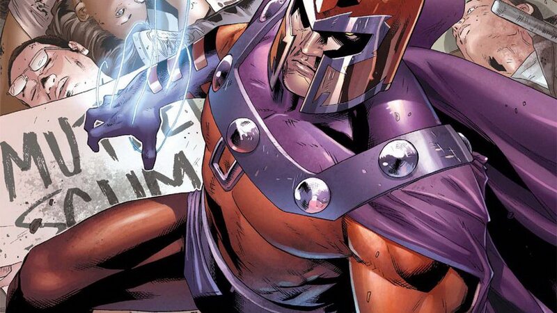 Magneto in comic panel