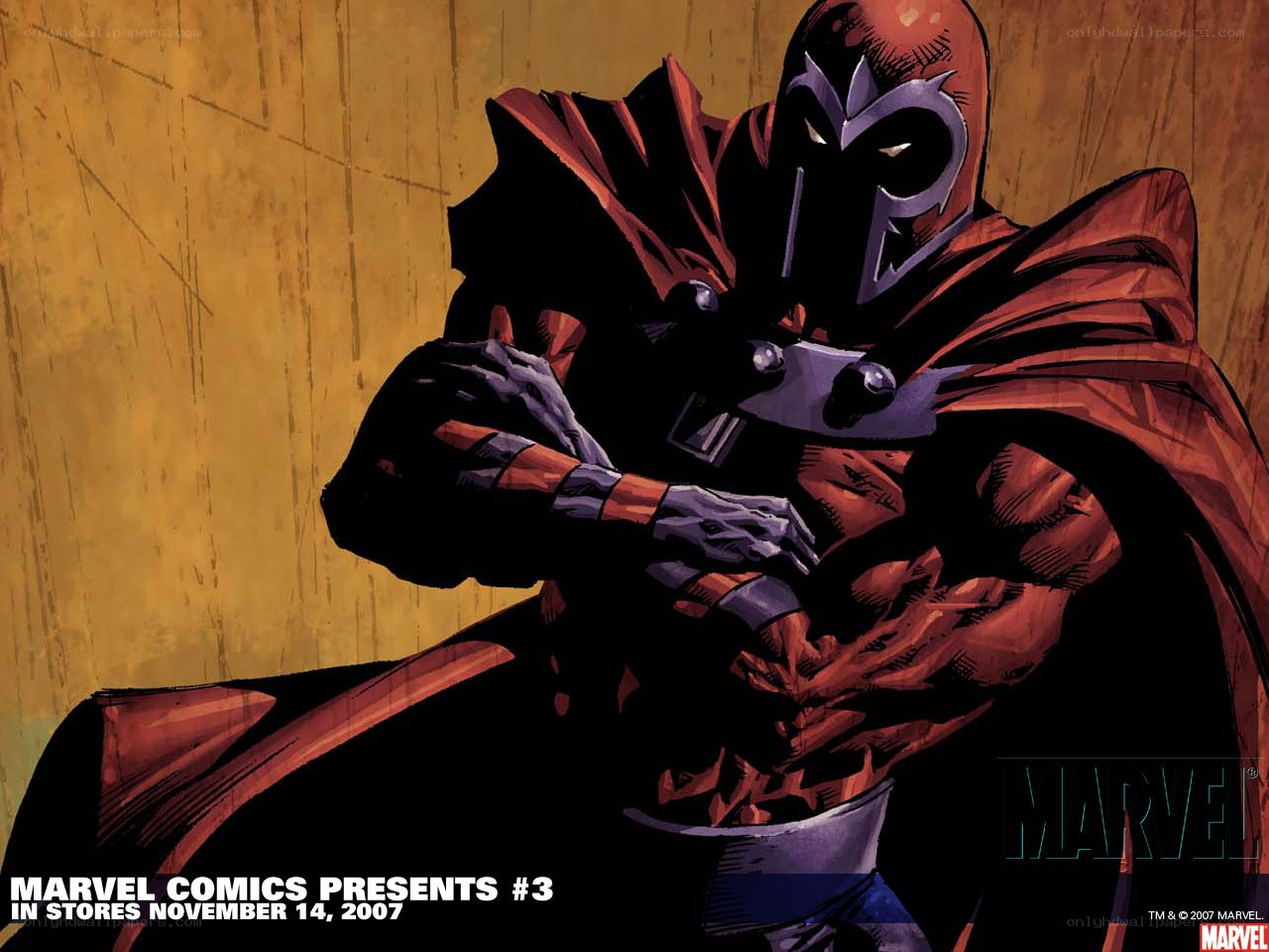 Magneto in red cloak