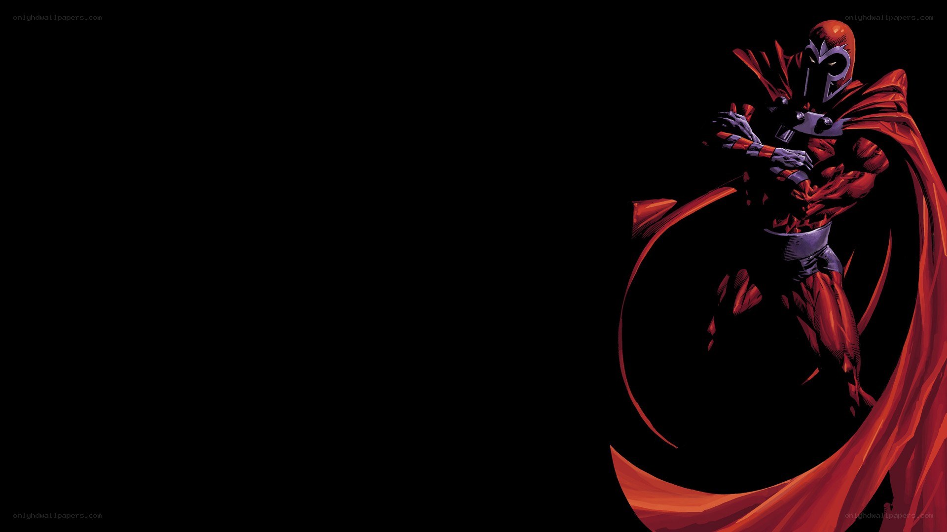 Magneto in red costume