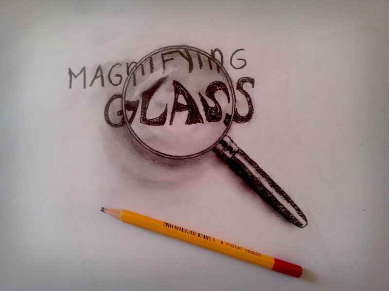 magnifying glass drawing