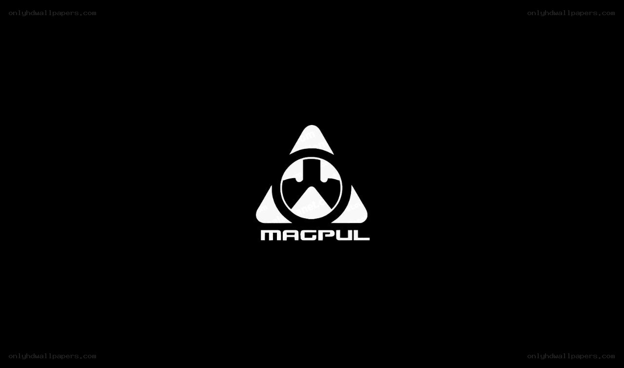 Magpul logo on black background