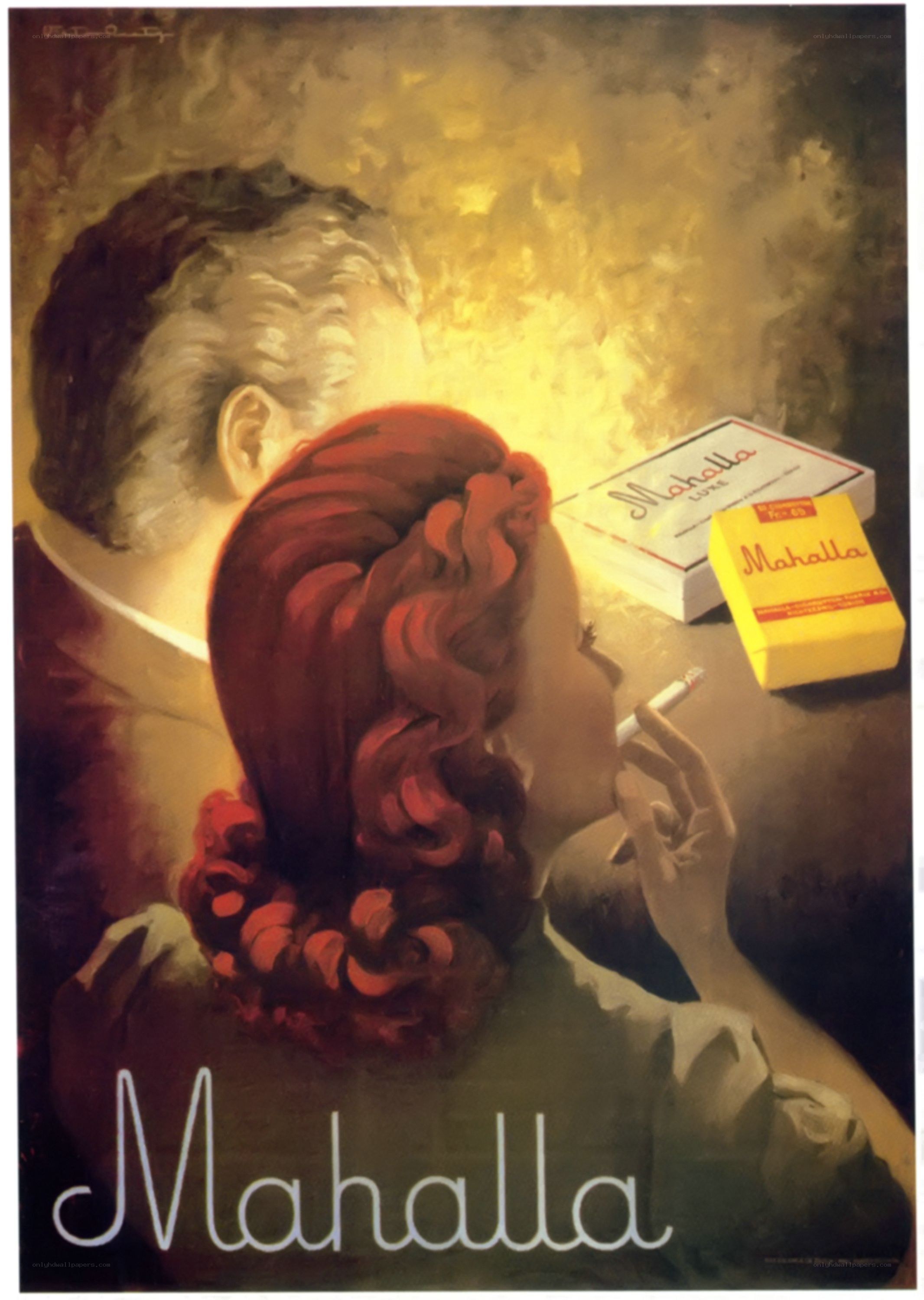 Mahalla cigarette advertisement