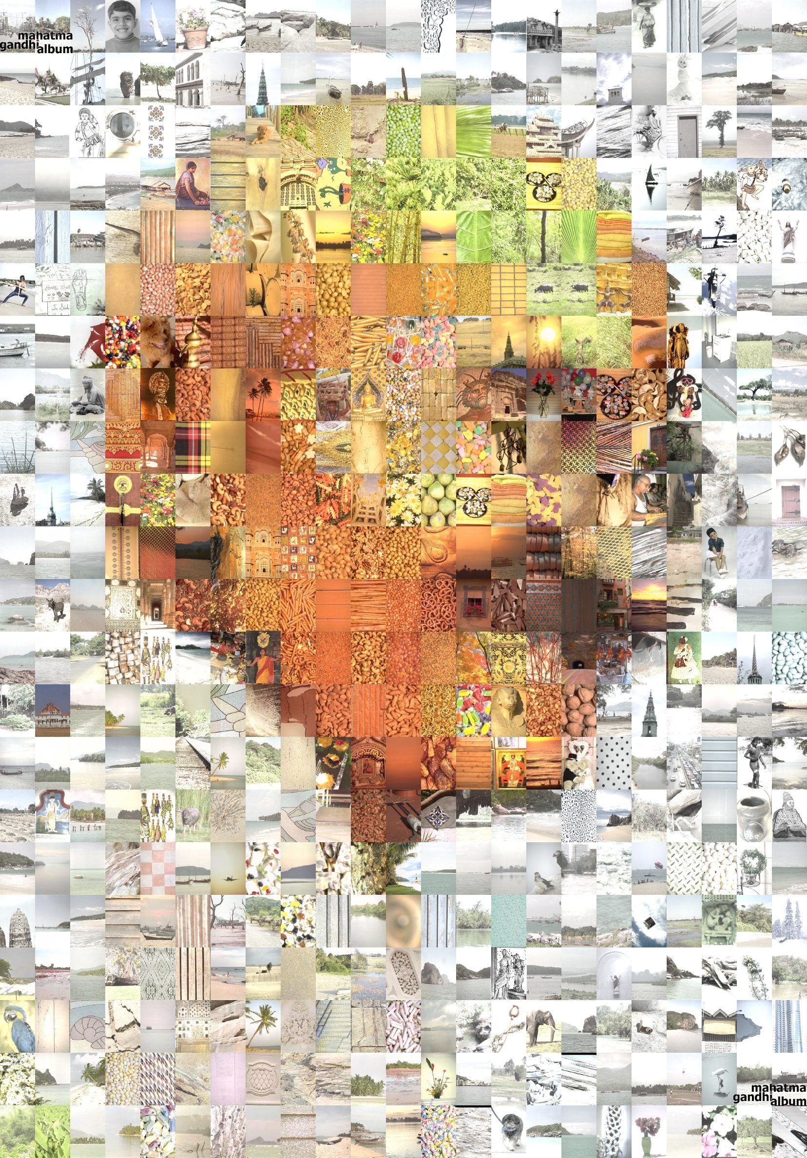 Mahatma Gandhi collage