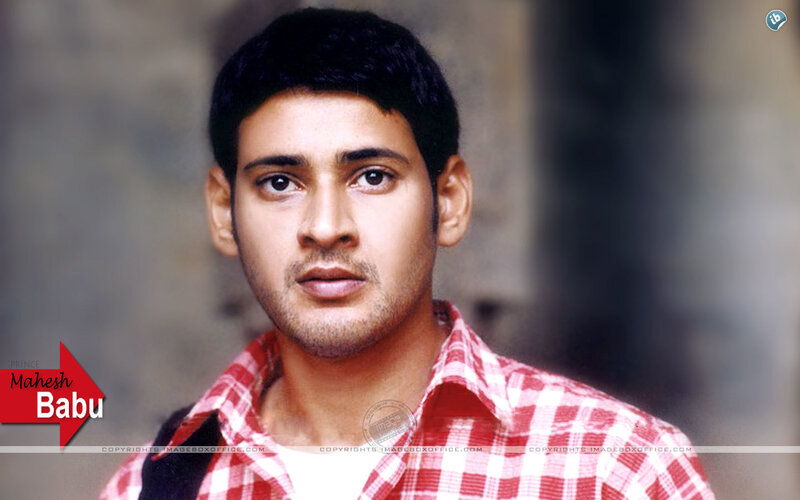 Mahesh Babu in red checkered shirt