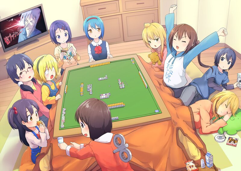 Mahjong game with friends
