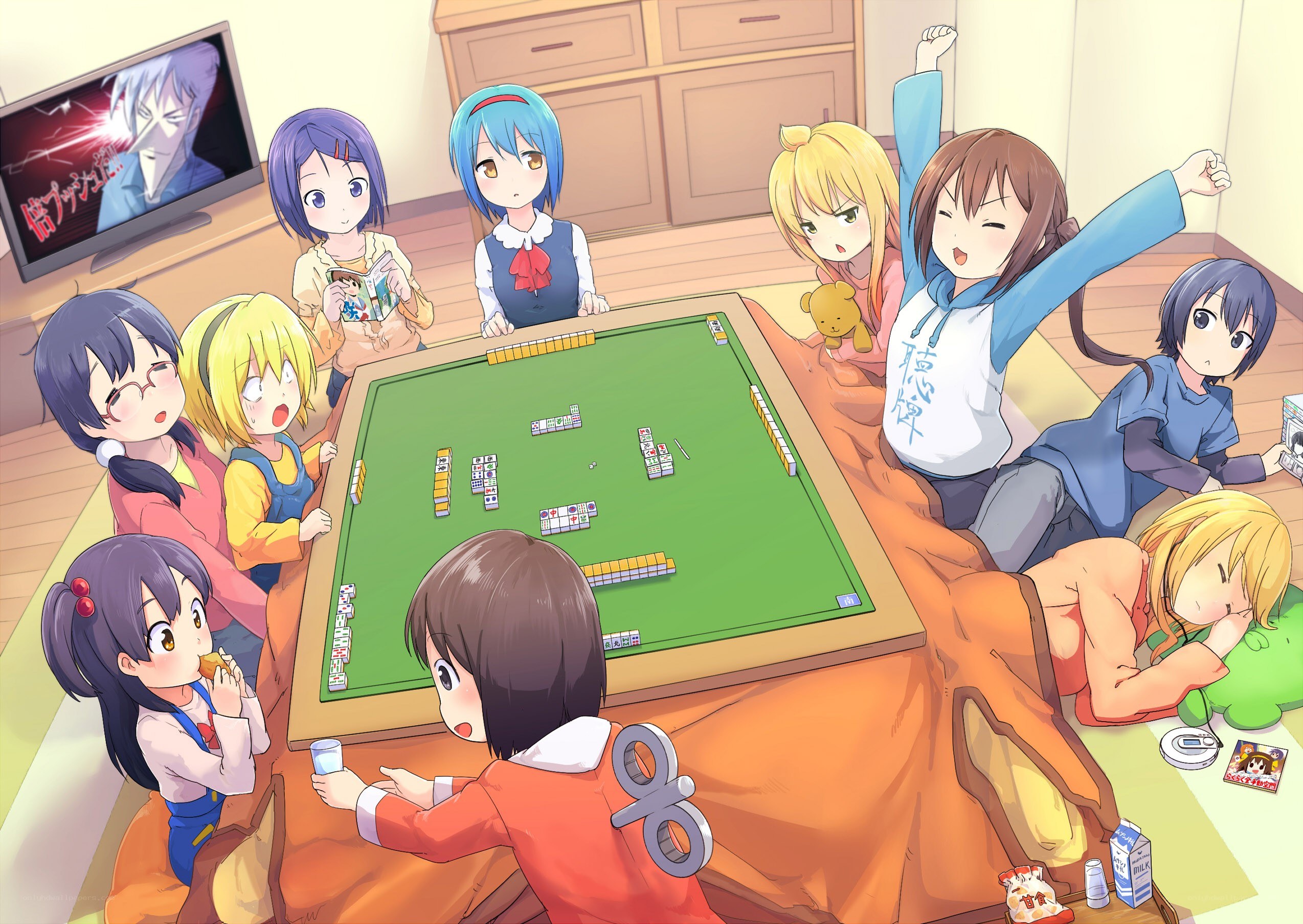 Mahjong game with friends