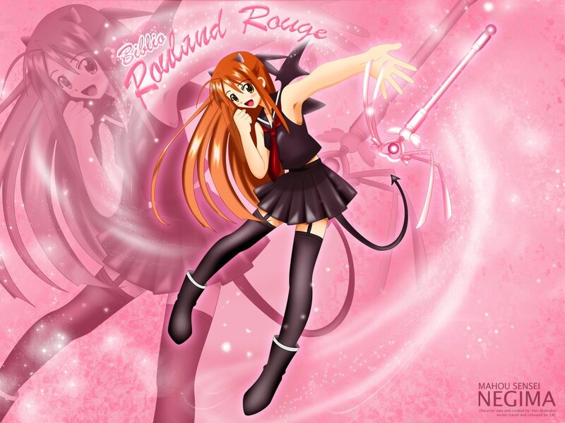 Mahou Sensei Negima character art