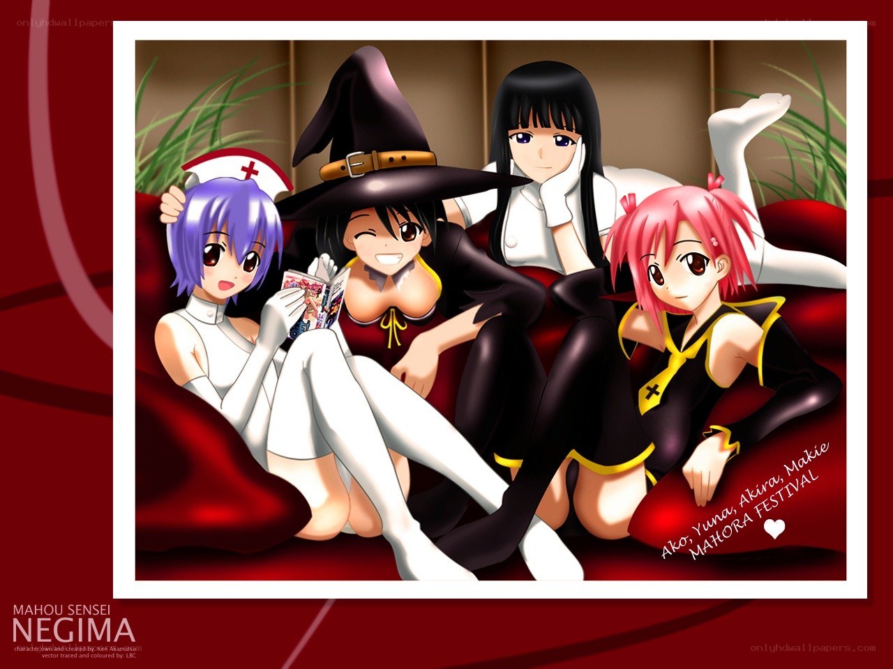 Mahou Sensei Negima characters