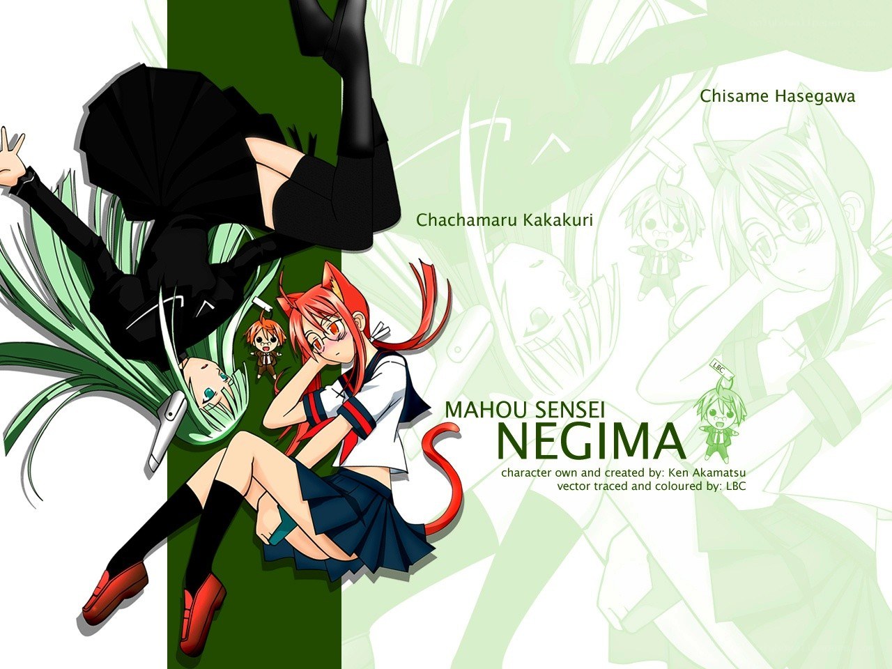 Mahou Sensei Negima characters