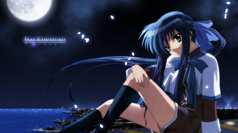 Mai Kawasumi at night