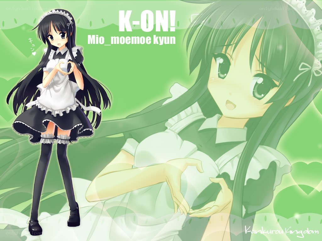 Maid anime character art