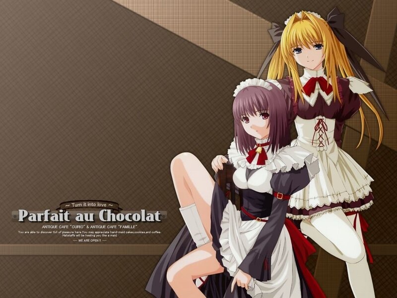 Maid cafe advertisement
