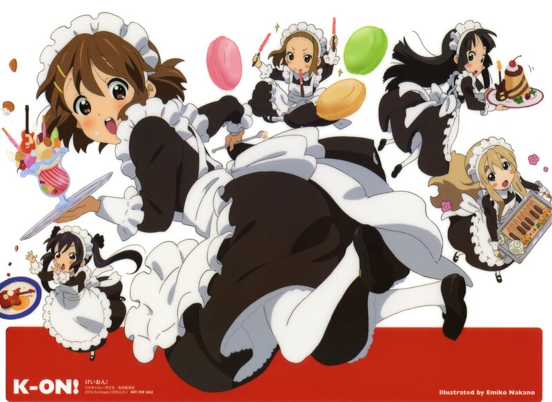 Maid characters in action