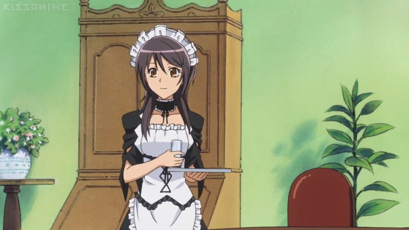 Maid Holding a Tray