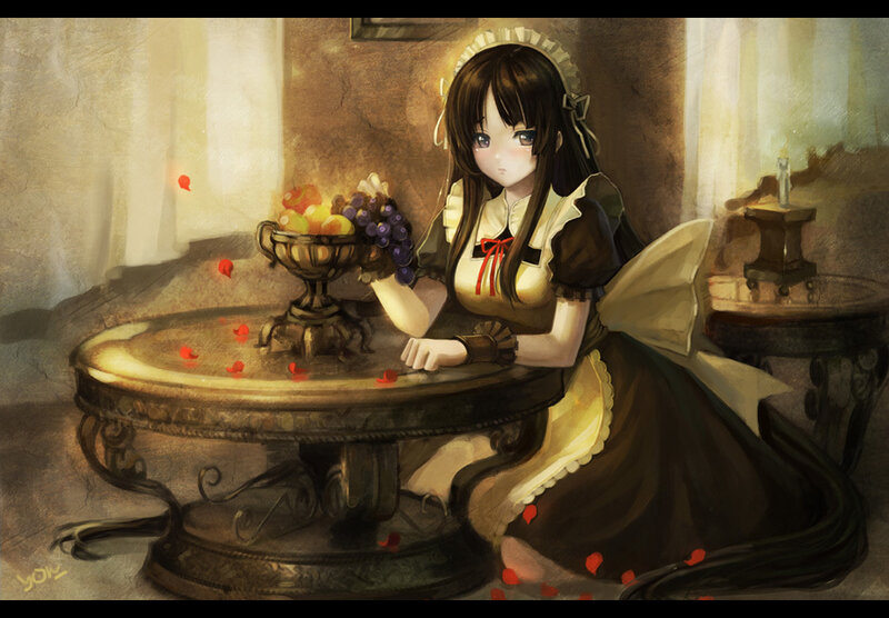 Maid with Fruit Bowl