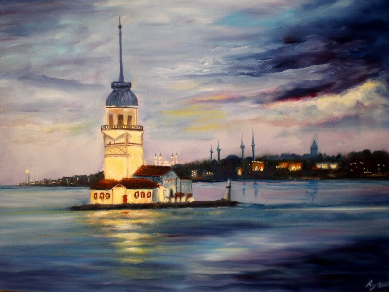 Maiden's Tower Painting