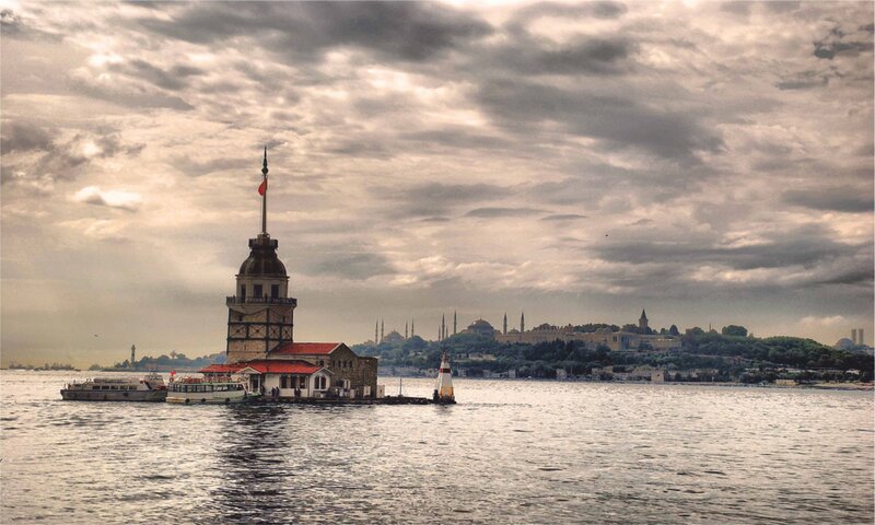 Maiden's Tower with Boats