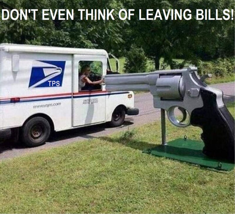 Mail Truck with Gun