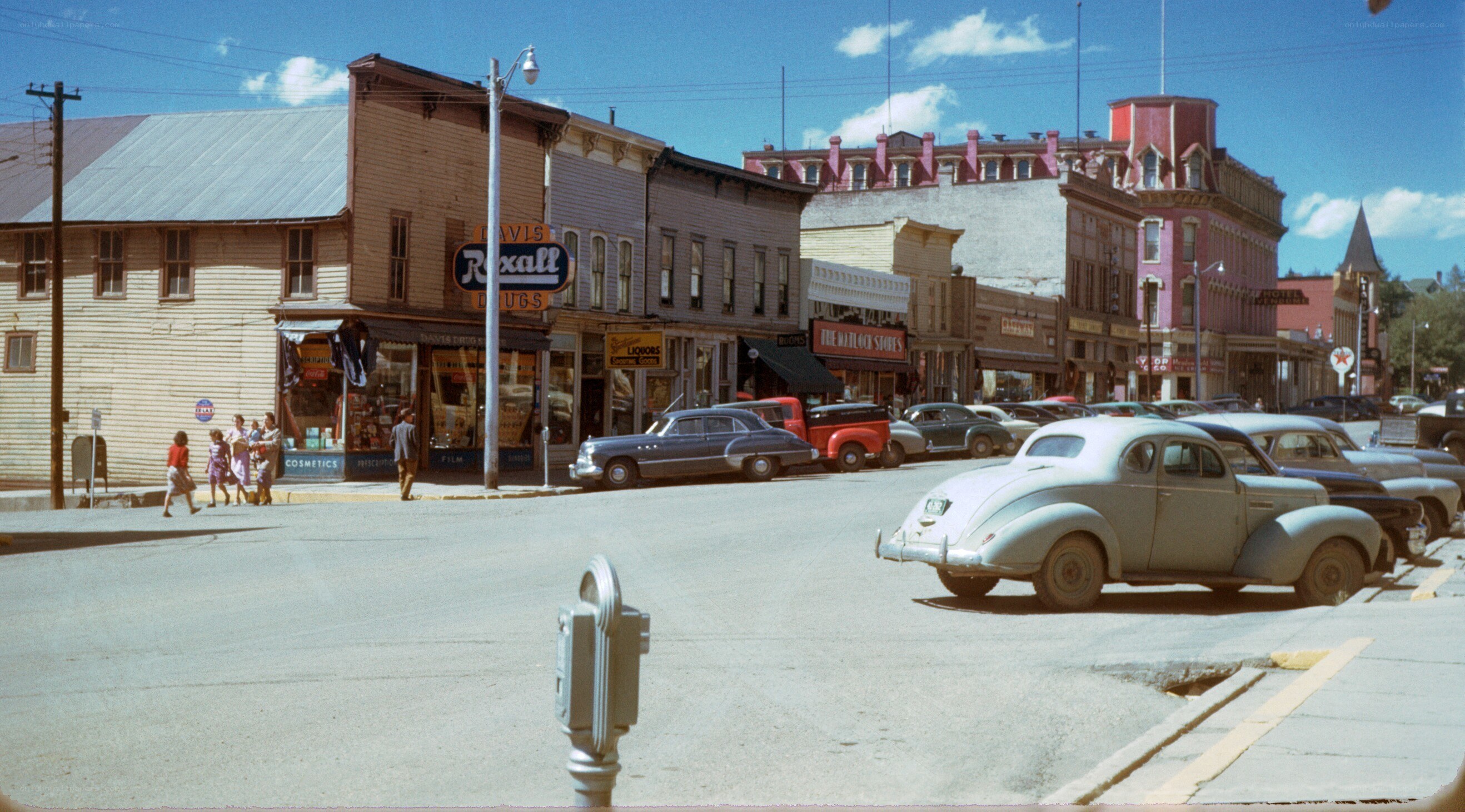 Main Street in a small town