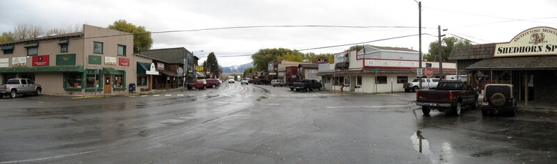 Main Street in a small town