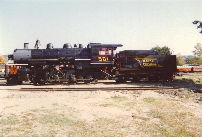 Maine Central Steam Locomotive