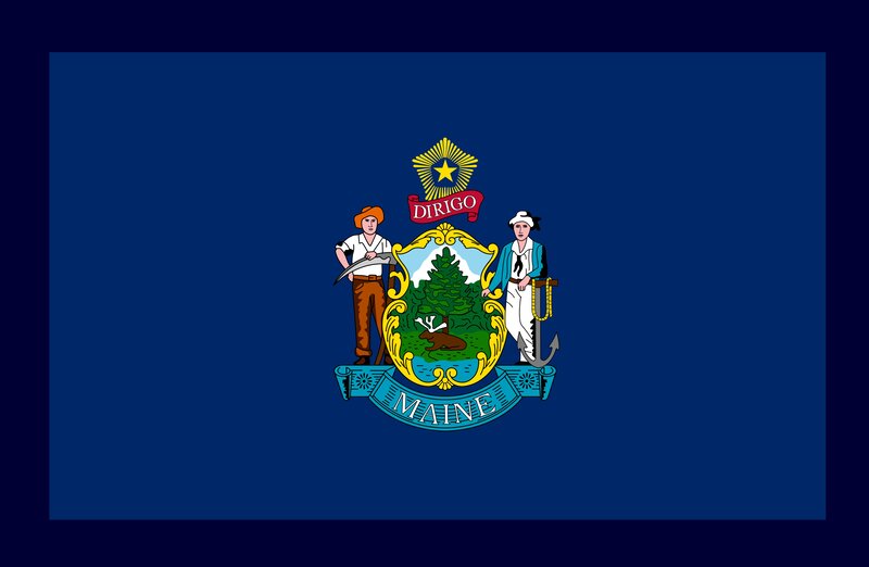 Maine state flag