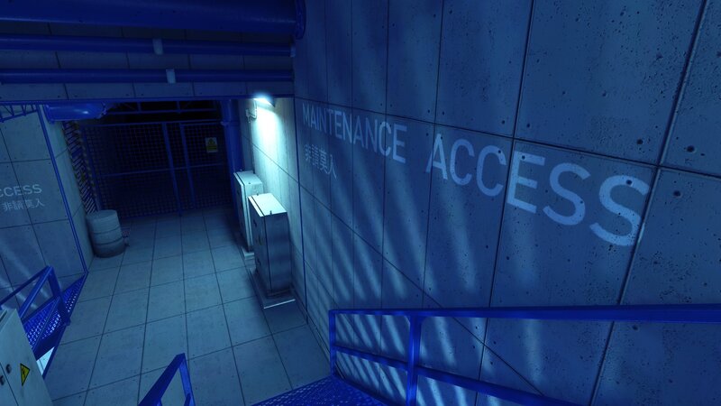 maintenance access corridor