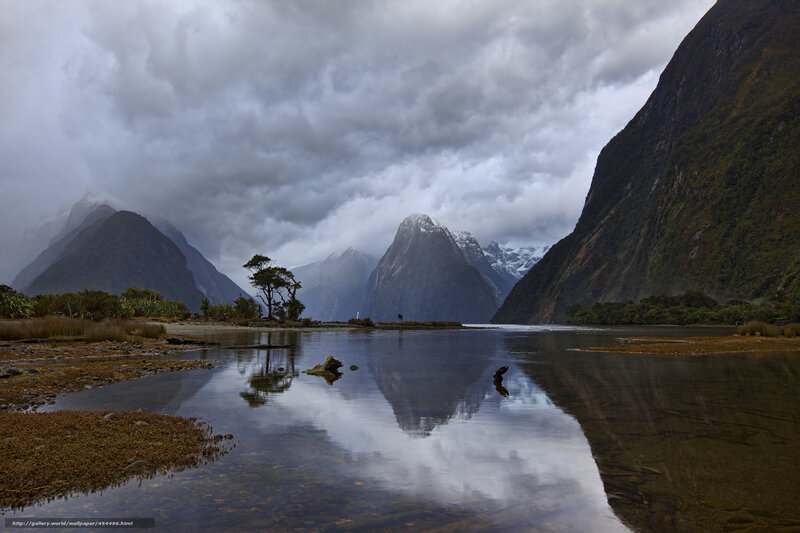 Majestic fjord landscape