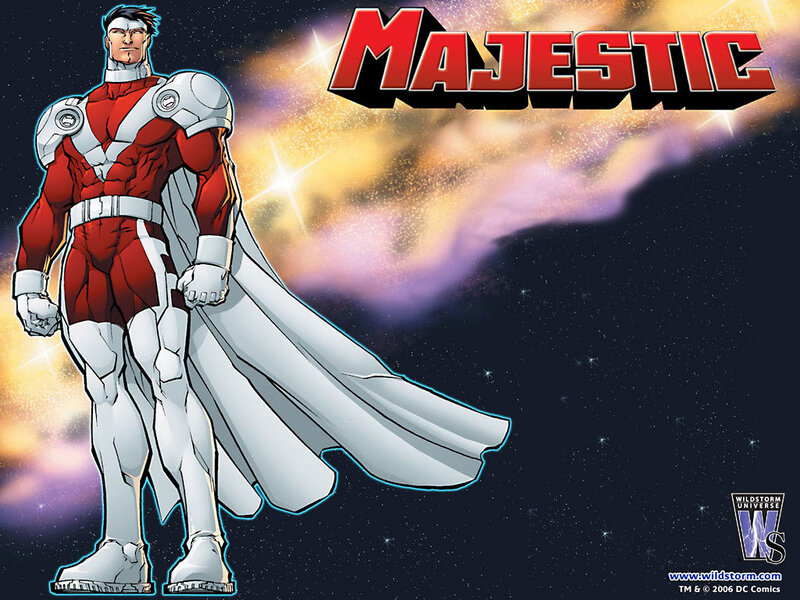 Majestic superhero character