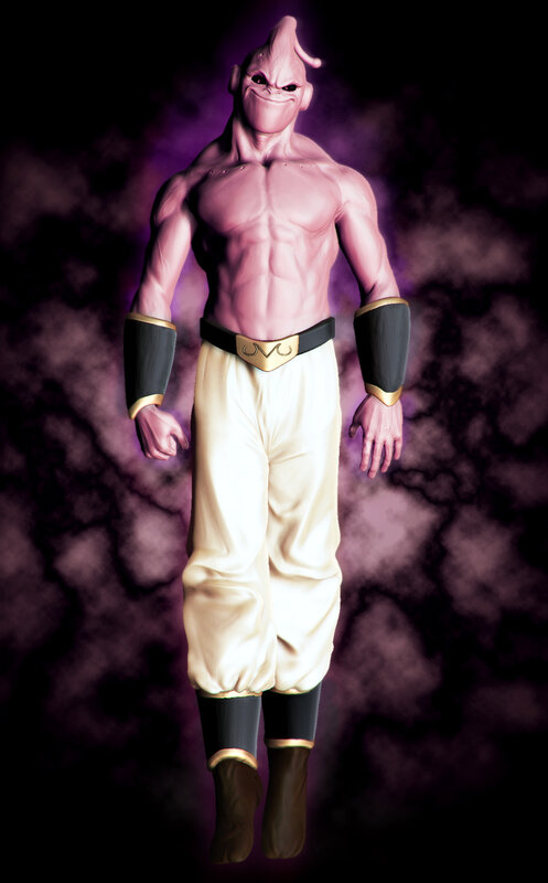 Majin Buu character render