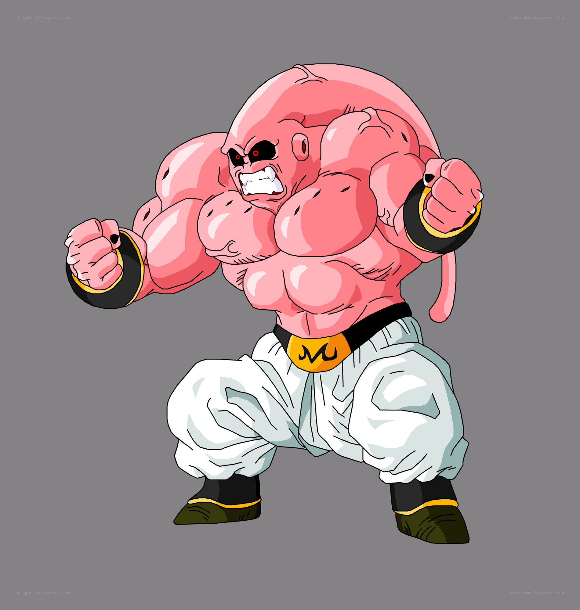 Majin Buu in fighting stance