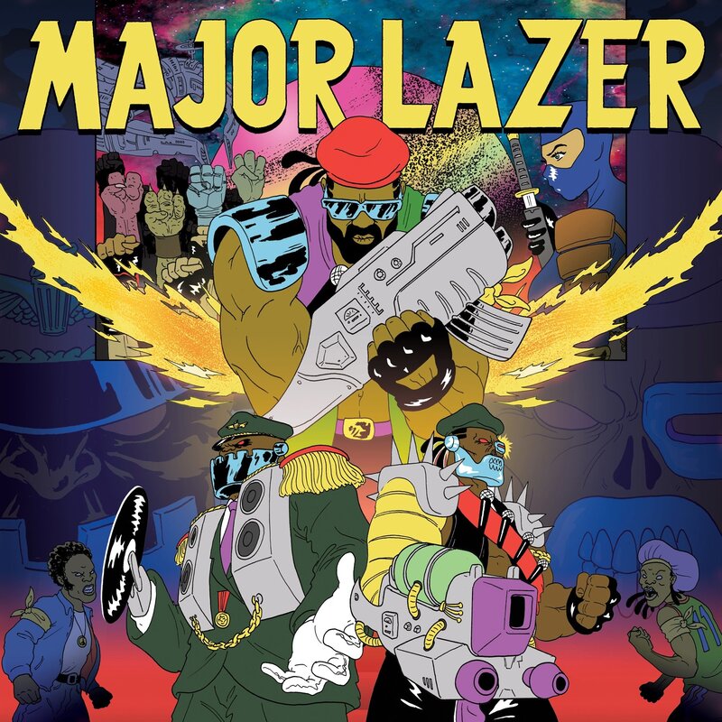 Major Lazer album cover art