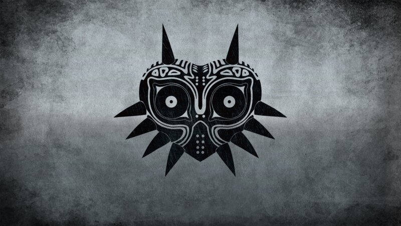 Majora's Mask — Black, Dark, Digital Art