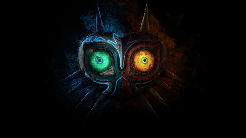 Majora's Mask — Black, Dramatic