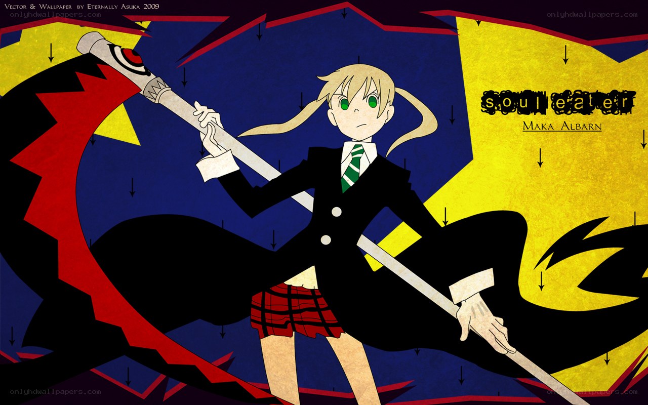 Maka Albarn with Soul Eater
