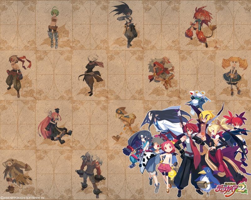 Makai Senki Disgaea 2 characters
