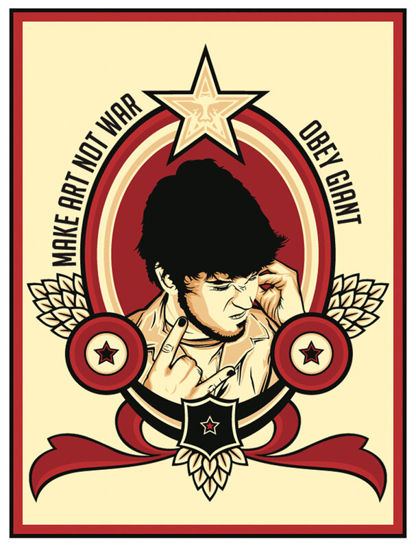 Make Art Not War poster