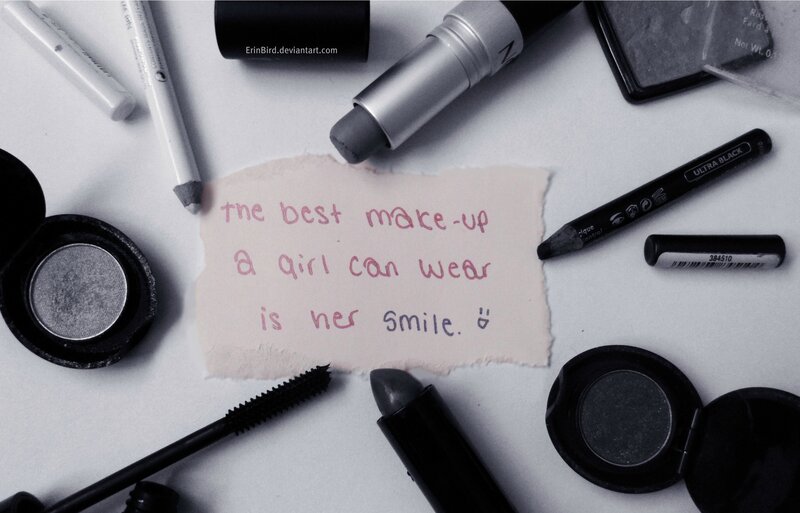 Make-up Items on Table