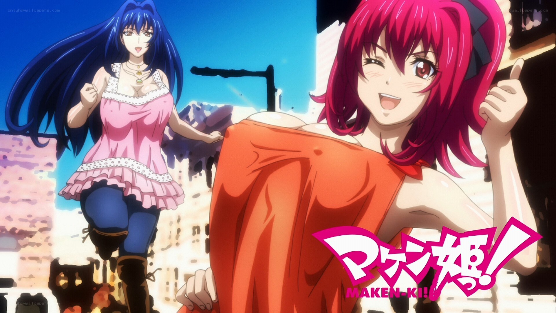 Maken-ki! anime scene