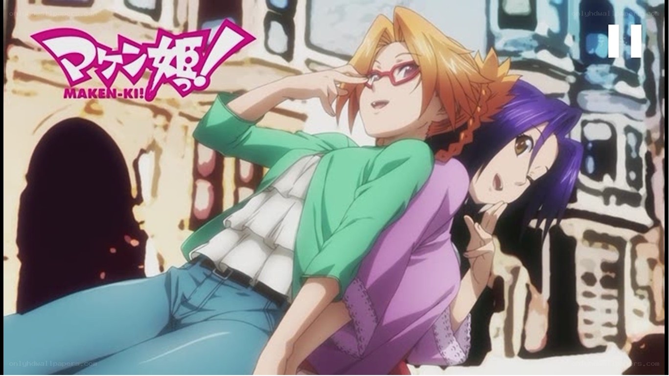 Maken-ki anime scene
