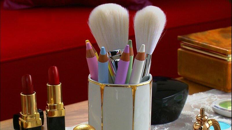 makeup brushes and cosmetics