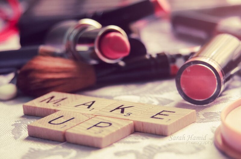 Makeup Items on Table