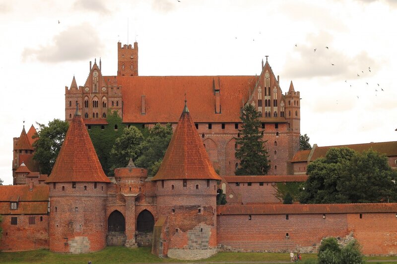 Malbork Castle — Red, Historic