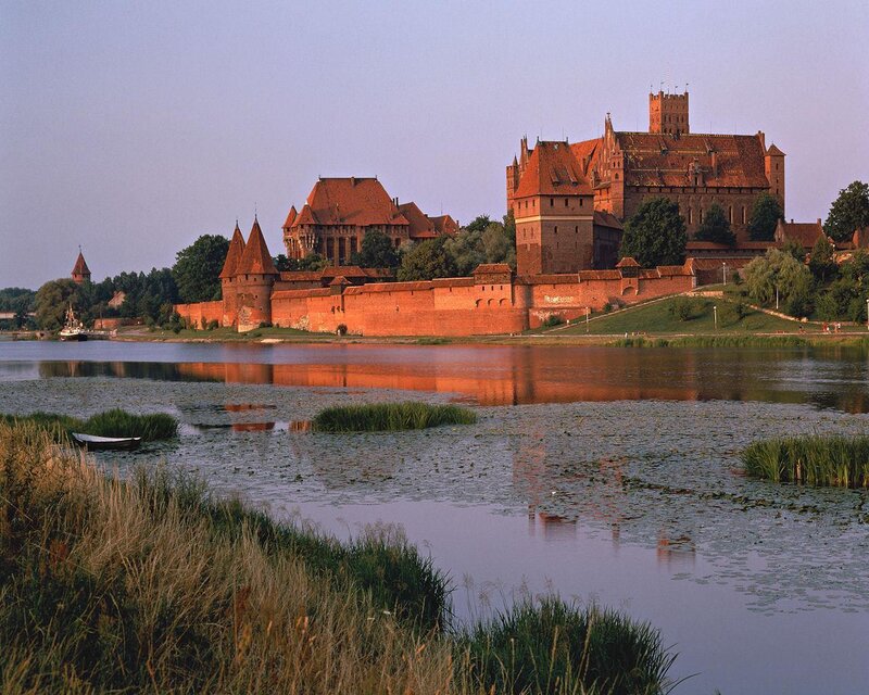 Malbork Castle — Red, Serene